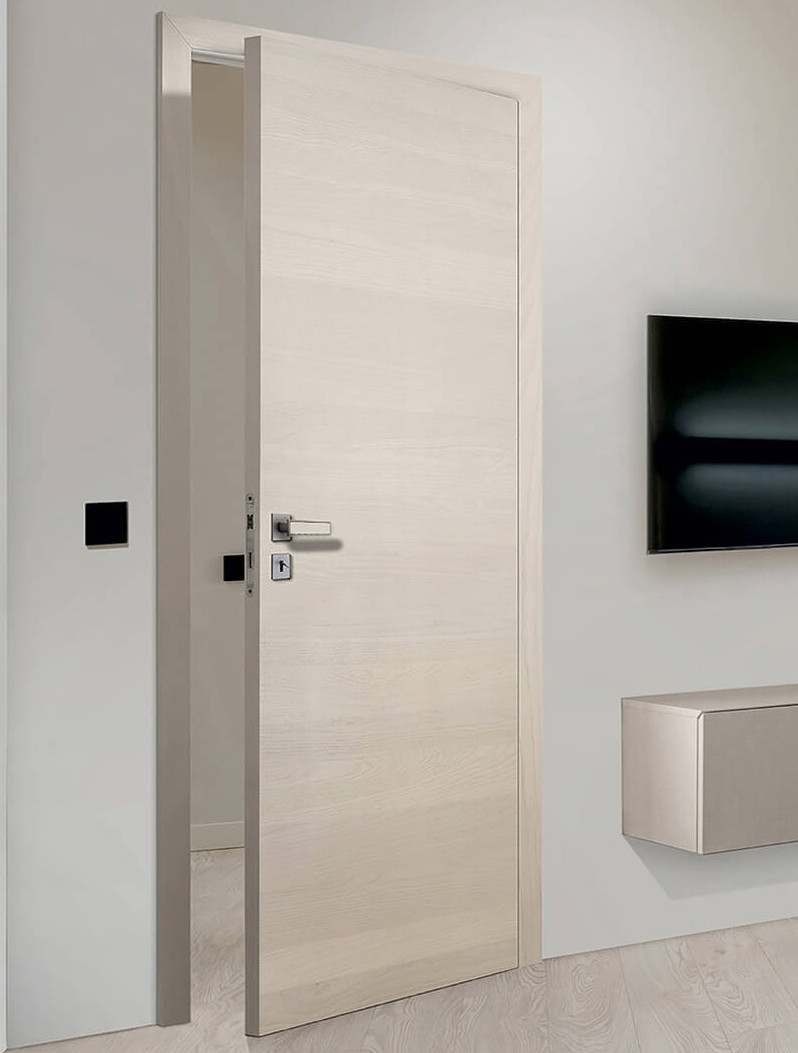 Modernes Zimmer mit Echtholztüren von HGM in Edelesche